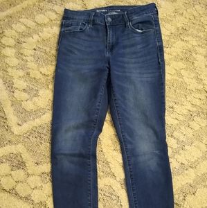 Old Navy asymmetrical hem jeans